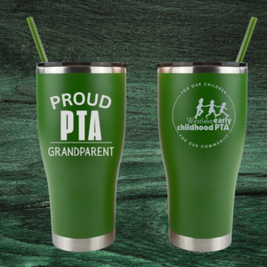 Proud PTA 30oz Engraved Handle Tumbler