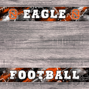Eagle Football License Plate Frame
