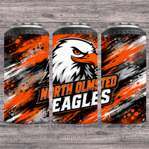 Black & Orange 4 in 1 Can Cooler